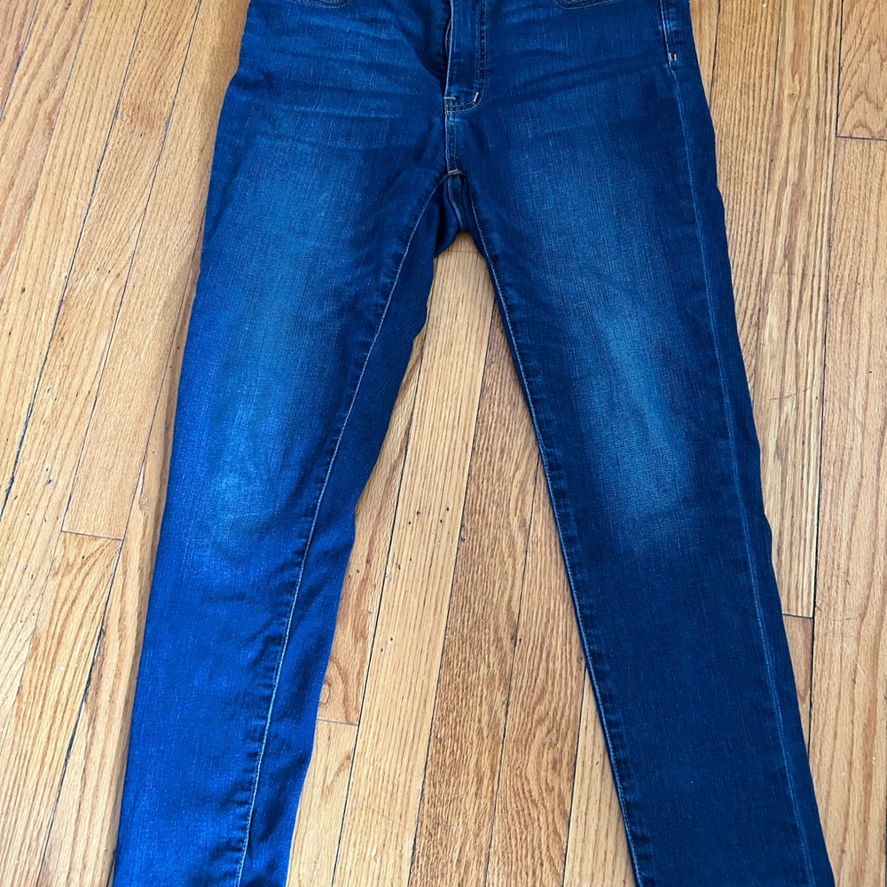 Madewell 9” mid rise skinny Dark Blue Slim Jeans